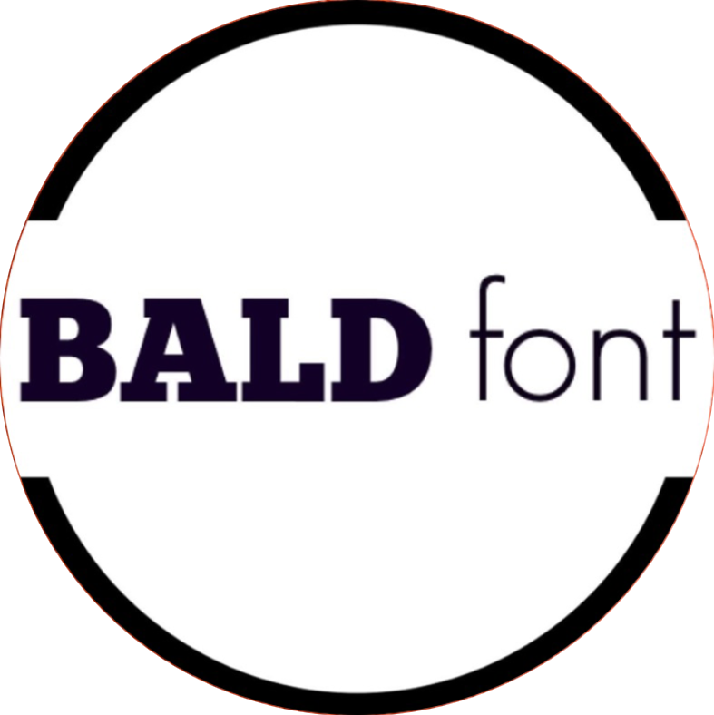 Stories In Bald Font
